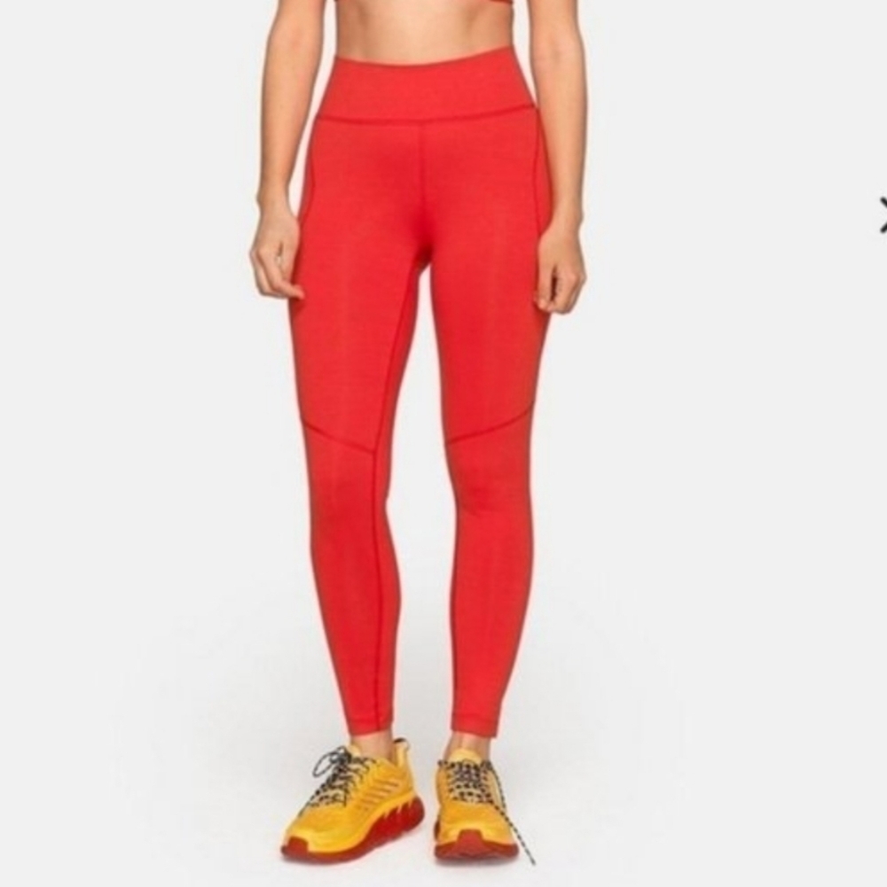 Outdoor Voices Core TechSweat 7/8 Leggings Scarlet Size Small - Picture 3 of 8